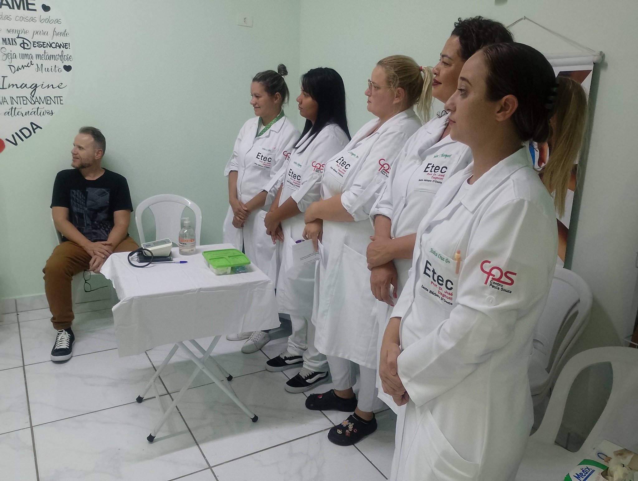Atividade realizada com o Grupo Área Central