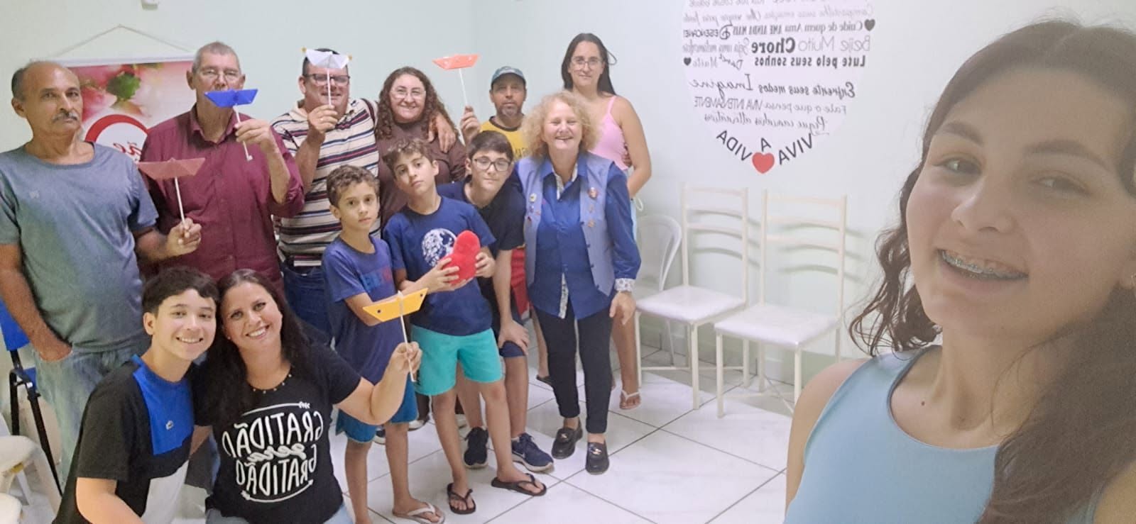 Grupo de pais com filhos DM1