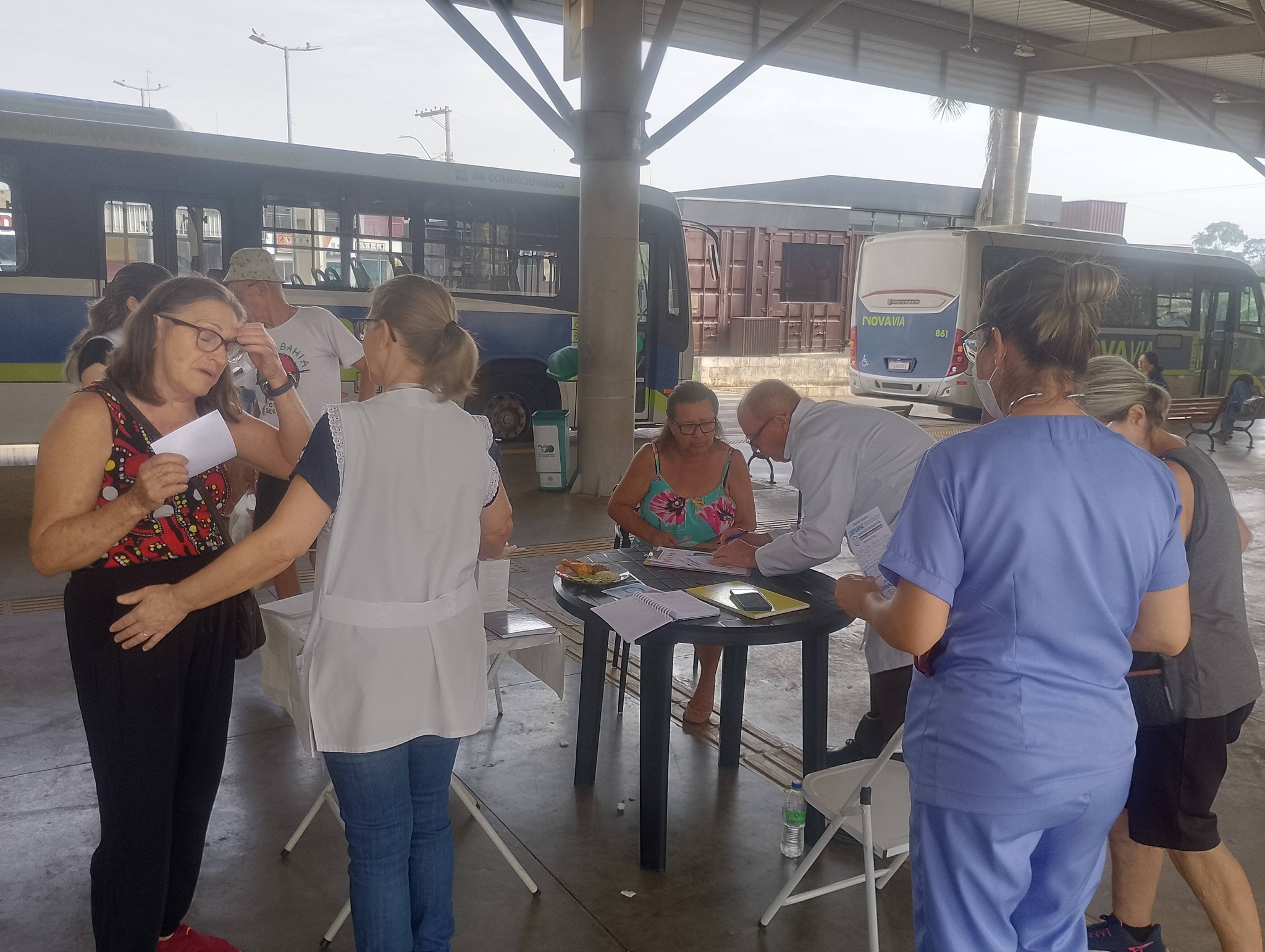 Atividade Educativa no Terminal Central