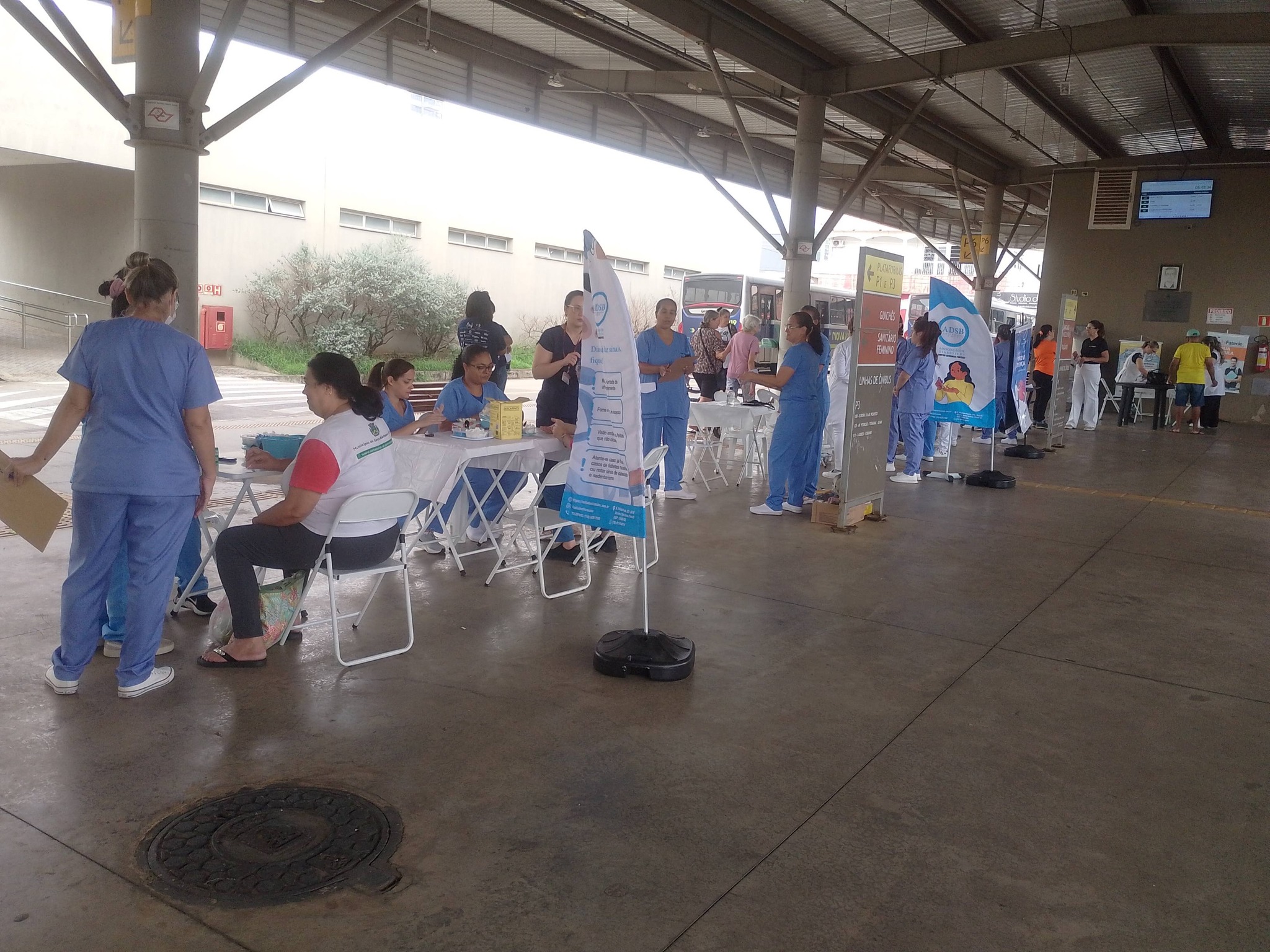 Atividade Educativa no Terminal Central